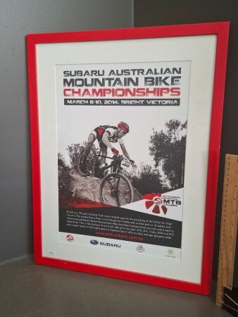 Subaru Australia Mountain Bike Championship 2014 Bright Victoria Poster
