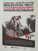 Subaru Australia Mountain Bike Championship 2014 Bright Victoria Poster - 2