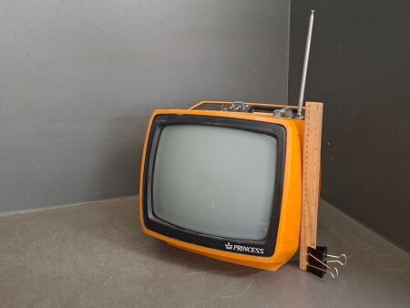 Mid Century Princess Gold Solid State TV