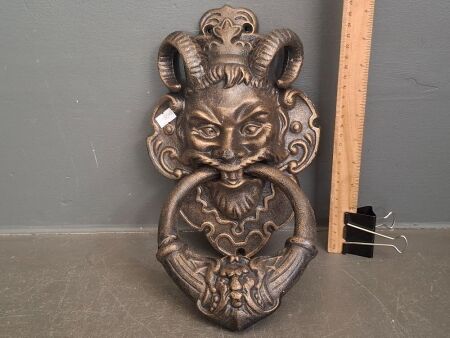 Cast Iron Gargoyle Door Knocker