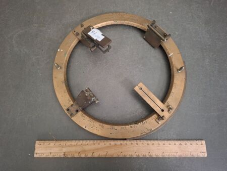 US Navy Azimoth solid brass navigation gauge