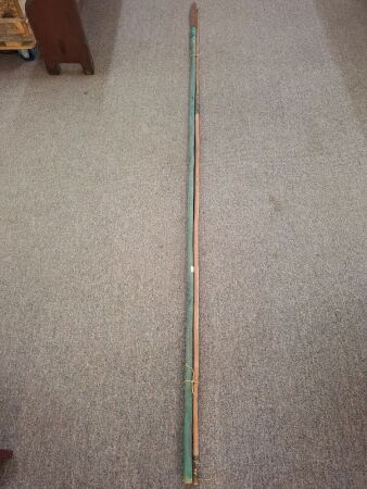 2 x Aboriginal Spears with Broad Head & Plain