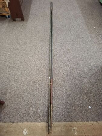 2 x Aboriginal Spears with Fishing Head & Plain