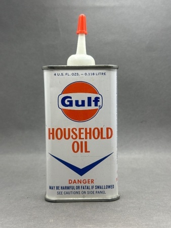 Gulf 4oz oil can as new