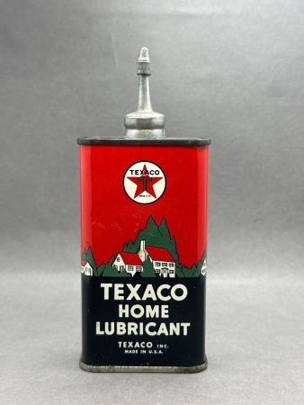 Texaco 4oz lead top advertising oil can