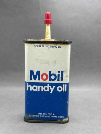 Mobil 4oz oil can