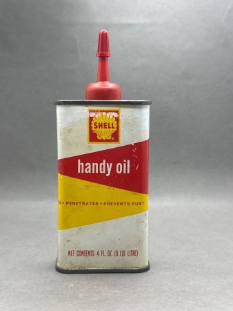 Shell 4oz advertising oil can