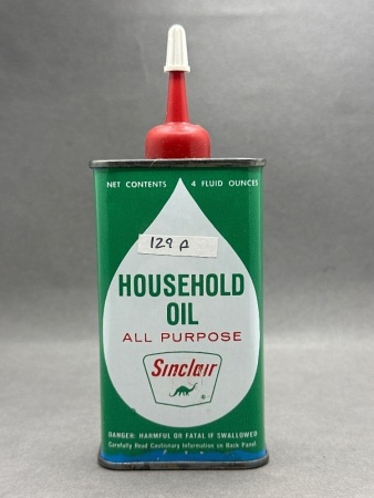 Sinclair 4oz unopened oil can