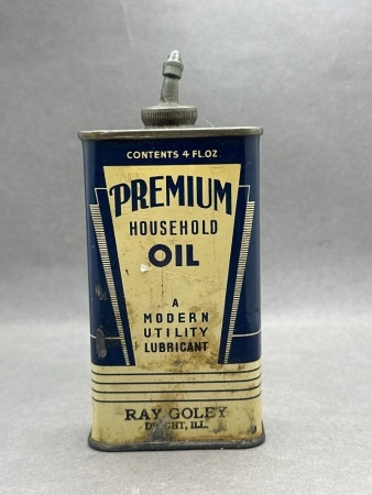 Premium 4oz lead top oil can