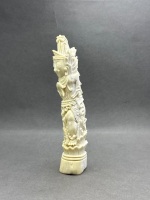 Indian Ivory Carved Figure - larger - 2