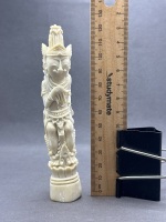 Indian Ivory Carved Figure - larger - 6