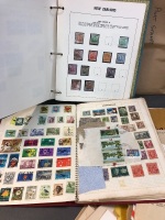 Box Lot of Stamps inc. Large Amount of Australian Unsorted + New Zealand Album - 2