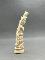 Indian Ivory Carved Figure - 4
