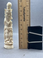 Indian Ivory Carved Figure - 6