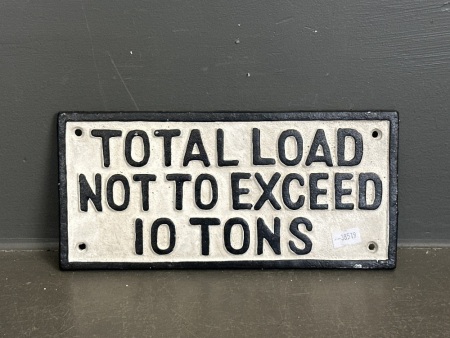 Total Load Not to Exceed 10 Tons Cast Iron Wall Hanger