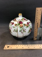 Royal Albert Old Country Roses Ruby Celebration Tea Pot c2001 - 4