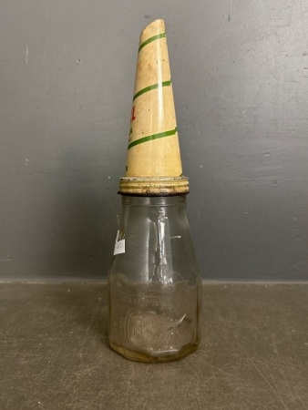 Castrol Oil Bottle & Tin Top 1 Pint No.948