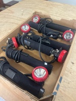 6 x Corded Cap Lamp - Miners / Industrial Head Lamps - 2