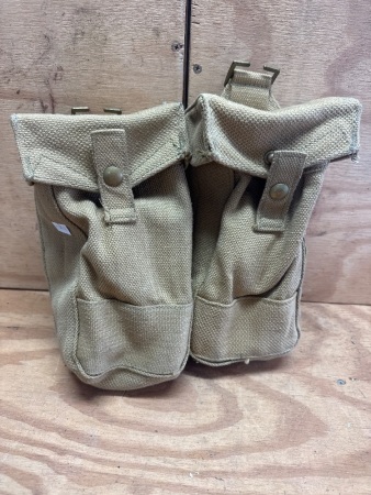 2 x Canadian 303 Bren Gun Ammo Pouches 1944