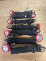 7 x Corded Cap Lamp - Miners / Industrial Head Lamps - 2