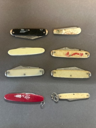 8 Assorted Pocket Knives