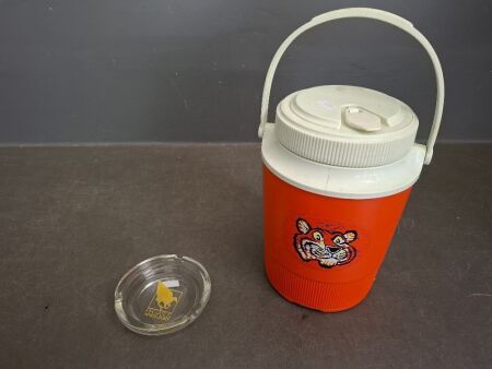 Vintage GOTT Tiger Cooler Jug & Pegasus Ashtray