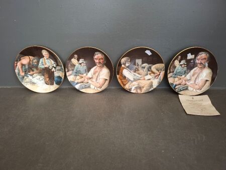 4 Wedgwood Click Go the Shears Collectable Plates