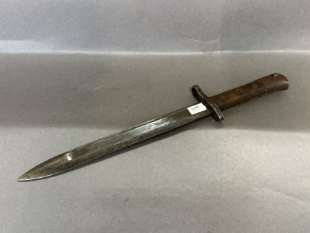 Early Wooden Handle Bayonet - 375mm