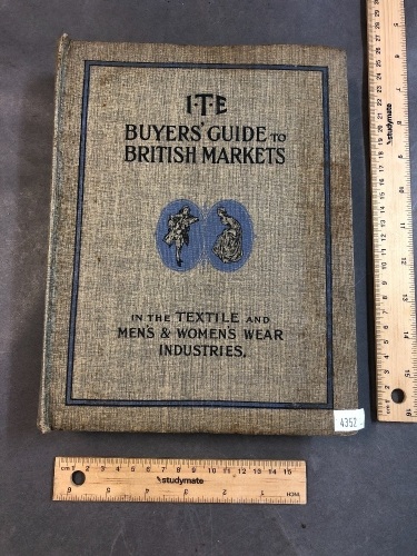 1917-18 Textile Buyers Guide with 400+ Illustrations + 1935-6 QLD Fashion Catalogue