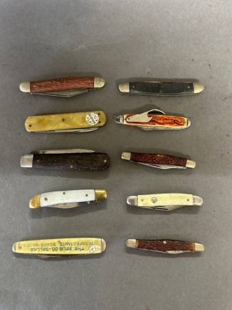 10 assorted knives