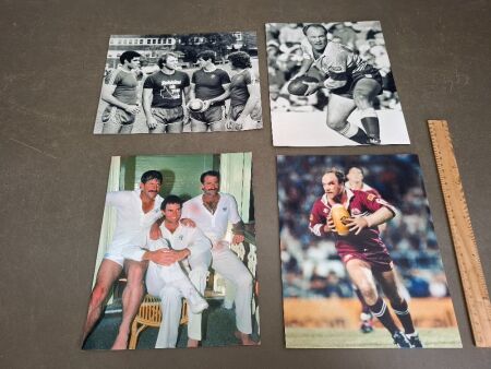 Selection of Sporting Photos inc. Wally Lewis
