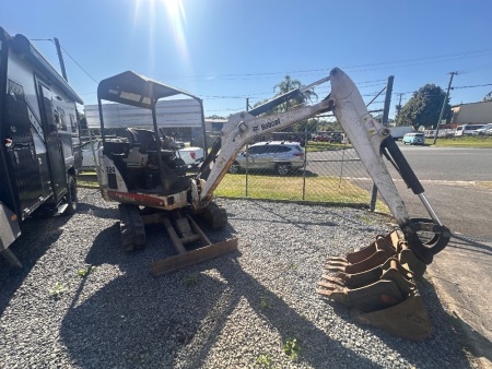 2010 Bobcat 324 Compact Excavator with Expanding Rubber Tracks - Extra Buckets - Indicates 1375.9 Hours - In Working Order - NO BUYERS PREMIUM, GST APPLIES