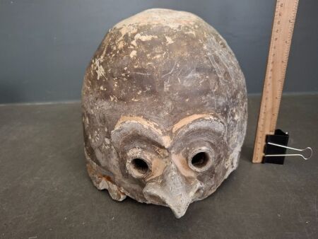Asaro Village PNG Mud Man Mask C1950
