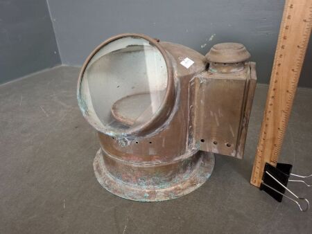 Vintage Brass Ships Binnacle Compass