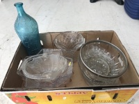 Box Lot of Glassware