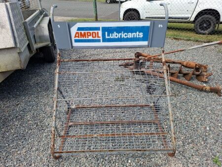 Ampol Lubricants Metal Storage Rack