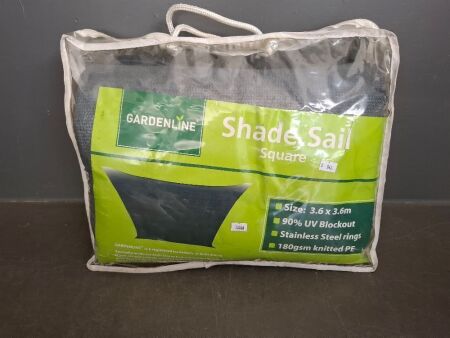 Gardenline Shade Sail Square 3.6 x 3.6