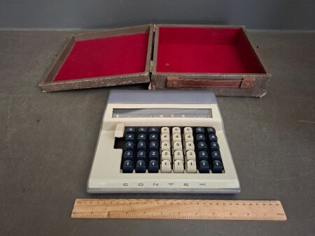 Mid Century Contex Adding Machine