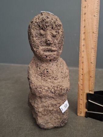 Vintage Carved Lava Figure
