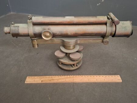 Vintage Brass Theodolite