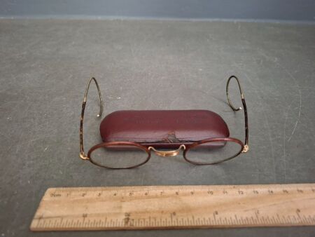 Antique Spectacles with Gold Trim