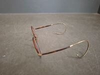 Antique Spectacles with Gold Trim - 4