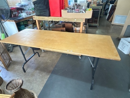 Wooden Trestle Table