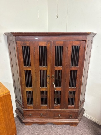 Wooden Corner Entertainment Unit