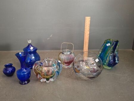 Selection of Art & Murano Glass