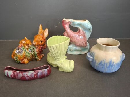 Assorted Mid Century Ceramic & Pottery Vases