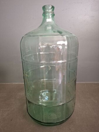 Large Green Glass Demijohn