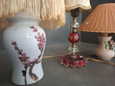 3 x Vintage Table Lamps