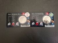 2 Emergency 000 50c Uncirculated Coins - 2