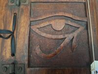 Hand Crafted Timber 'Eye of Horus' Journal - 2